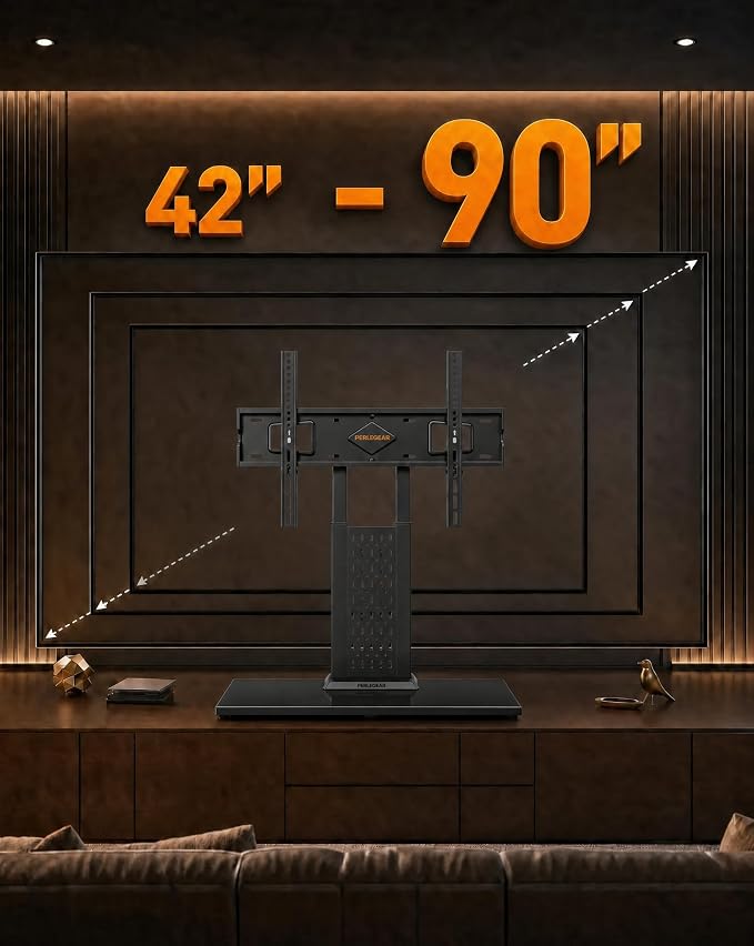 Perlegear Universal Swivel TV Stand - Image 2