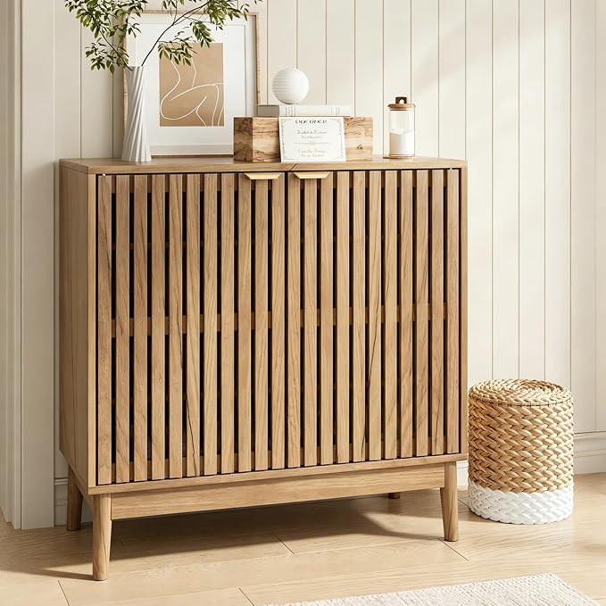 Kiasthome Wooden Sideboard Buffet Cabinet - Image 3