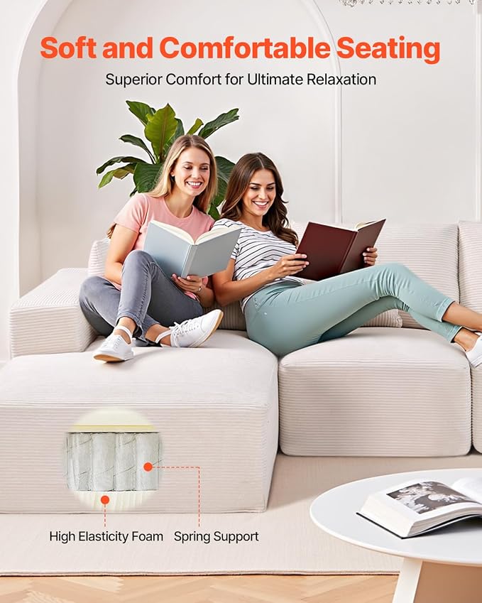 VEVOR Modular Sectional Sofa, Sectional Couch - Image 3