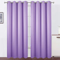 Blackout Curtains 66 x 84 inch/Lavender Curtains Set of 2 Panels/Thermal by Lemomo