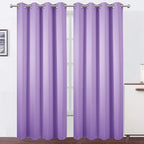 Blackout Curtains 66 x 84 inch/Lavender Curtains Set of 2 Panels/Thermal by Lemomo