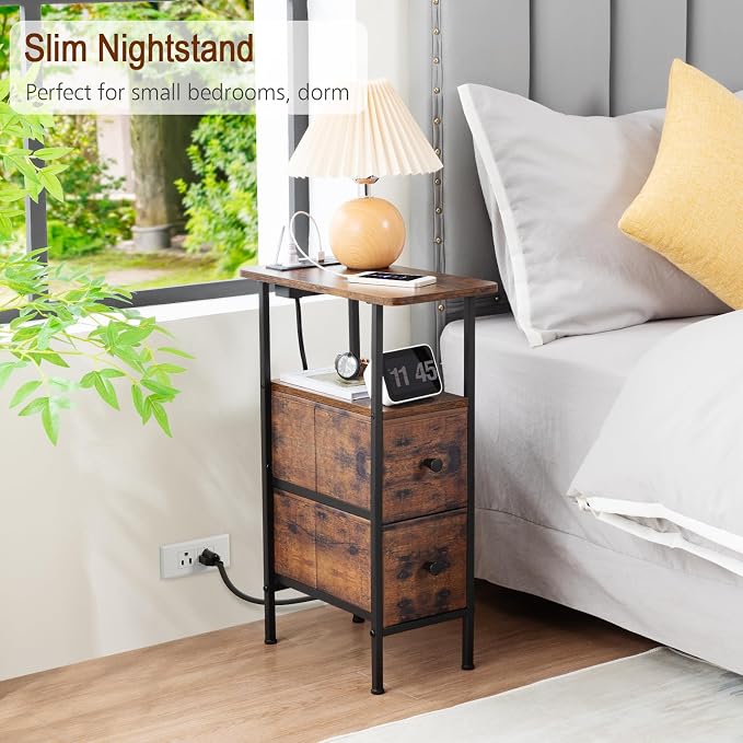 LOAKEKEL Narrow Nightstand - Image 8