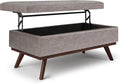 SIMPLIHOME Owen Lift Top Coffee Table Storage Ottoman by SimpliHome