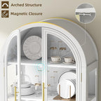 Vlsrka 71" Arched RGB Curio Cabinet - Image 6