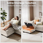 CHIC HOUSE Modular Sectional Sofa - Image 4