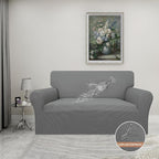 Easy-Going 100% Waterproof Loveseat Couch Cover Stretch Jacquard Sofa Cover | - Image 2