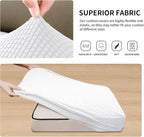 Easy-Going Stretch 3 Pieces Couch Cushion Cover - Image 5