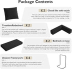 79in Convertible Sofa Bed, Corduroy Boneless Couch Bed, Futon Sleeper Sofa Pull - Image 6
