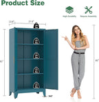 Bevivog Bathroom Storage Cabinet Freestanding, Living Room, Home Office - Image 2