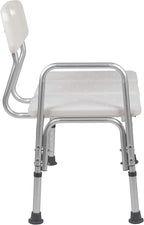 Flash Furniture HERCULES Series 300 Lb. Capacity Adjustable White Bath & Shower - Image 12