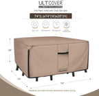 ULTCOVER Square Patio Heavy Duty Table Cover - Image 2