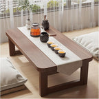 31.5in Japanese Floor Table, Vintage Tea Table Low Table, Rectangular Style by Unknown