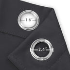 Blackout Curtains 66 x 95 inch/Dark Grey Curtains Set of 2 Panels/Thermal - Image 5