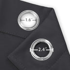 Blackout Curtains 66 x 84 inch/Dark Grey Curtains Set of 2 Panels/Thermal - Image 5