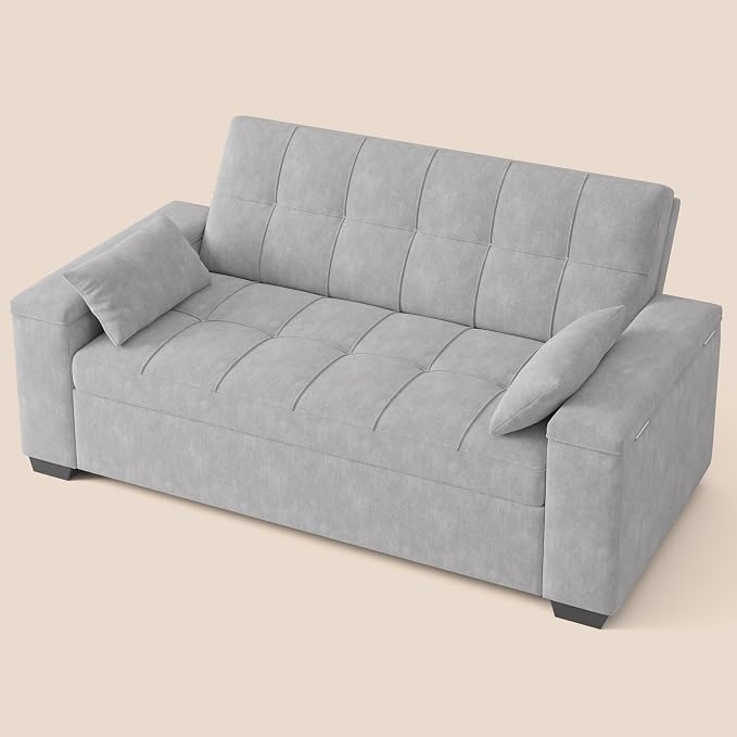 Gizoon Convertible Sofa Bed Futon, 70.9'' Sleeper Loveseat - Image 9