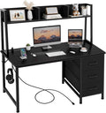 DLisiting Black Computer Desk by Unknown