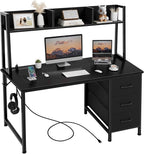 DLisiting Black Computer Desk by Unknown