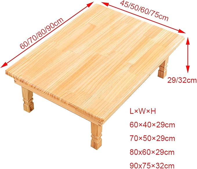 Folding Table, Korean Solid Wood Dining Table/Study Table/Coffee Table/Kang - Image 3