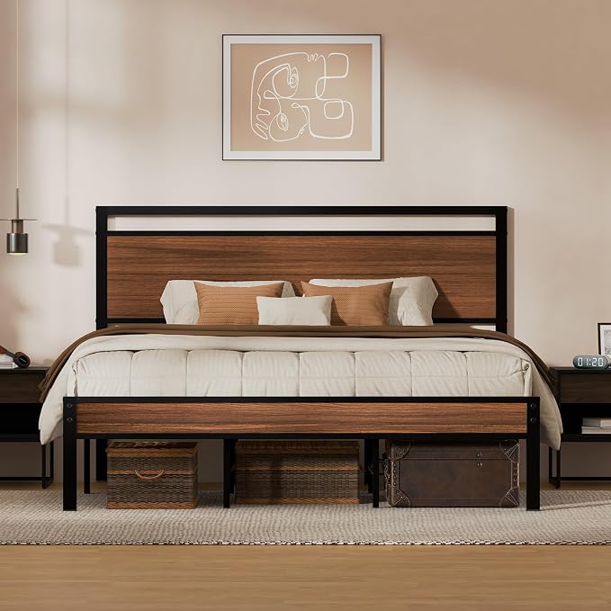 Z-hom King Metal Bed Frame by Z-HOM