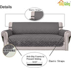 Easy-Going Reversible Couch Cover, Small Chair, Water Resistant Furniture Mat - Image 3