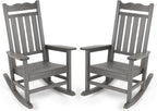 Stoog Outdoor & Indoor Rocking Chairs Set of 2, All-Weather Porch Rocker by Stoog