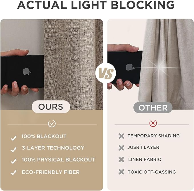 Joydeco Blackout Curtains for Bedroom - Image 5