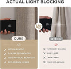 Joydeco Linen Blackout Curtains - Image 5
