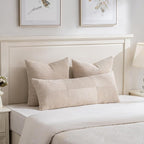 Fancy Homi 2 Packs Tan Decorative Throw Pillow Covers 18x18 Inch - Image 5