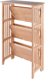 Winsome Mission Beech Wood 4-Tier Shelf - Image 7