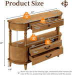 Retro Curved Console Table - Image 2