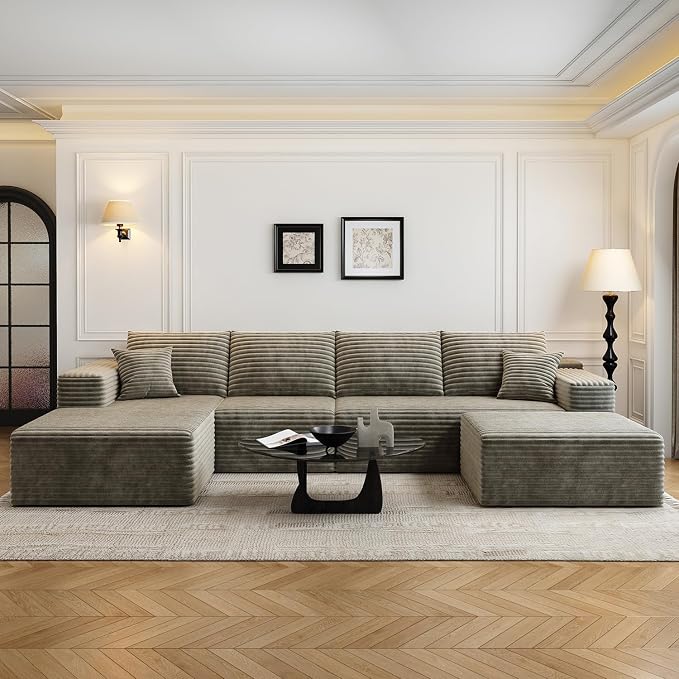 135.4" Cloud Modular Sectional Couch - Image 3