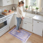 RELEANY Washable Area Rug, Small 2'x3', Water Repellent, Pet Friendly, Vintage - Image 2