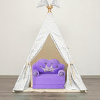 MOONBEEKI Toddler Chair Comfy，Foldable Princess Couch - Image 6