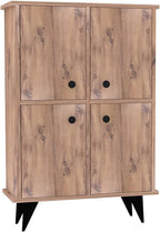 Multi-Purpose Furniture, 100% Melamine veneered chipboard, Atlantic Pine Colour - Image 3