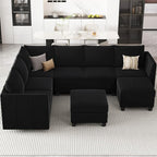 Belffin Modular Sectional Sofa U Shaped Couch - Image 3