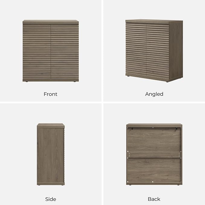 SICOTAS Buffet Cabinet with Storage Accent Sideboard Modern Credenza with Doors - Image 9