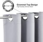 ChrisDowa Blackout Curtains for Bedroom and Living Room 108 Inches Long | 2 - Image 2