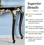 Vintage French Console Table, Wood Entryway Table - Image 5