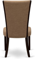 East West Furniture VEP3T47 Verona Modern Parson Chairs - Image 7
