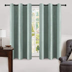 MIULEE 100% Blackout Linen Curtains by MIULEE