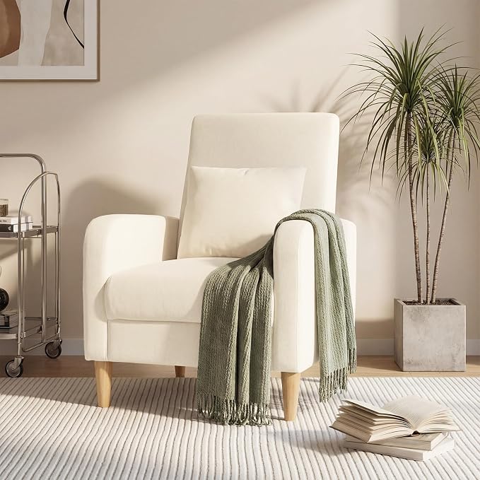 COLAMY Mid-Century Modern Upholstered Accent Chair - Image 10
