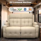 RV Loveseat Recliner Sofa, Wall Hugger Recliners - Image 8