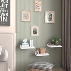 RYOFOBETTO Small Floating Shelf, 6 X 9 Inches Farmhouse Wall Shelves - Image 5