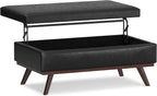 SIMPLIHOME Owen Lift Top Coffee Table Storage Ottoman by SimpliHome