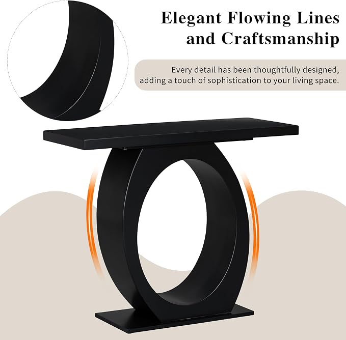 52'' Console Table Sofa Table Entryway Table, Modern Side Table - Image 6
