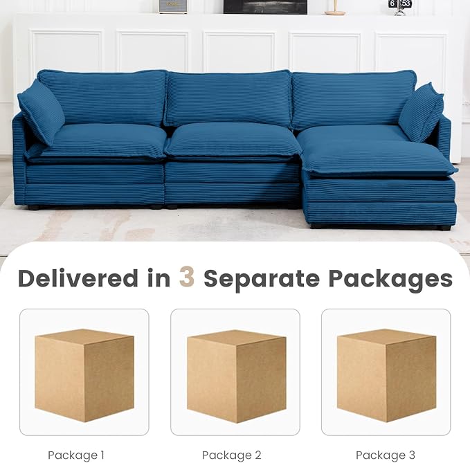 ROWHY Oversized Modular Sectional Sofa - Image 4