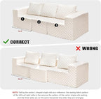 Hobestluk Modular Sectional Sofa Memory Foam Couch Oversized Sectional Sofa - Image 4