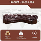 Power Reclining Sectional Sofa - Image 2