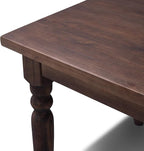 Grain Wood Furniture Valerie Original Solid Wood 63" Dining Table, Rustic Walnut - Image 6