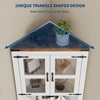 GarveeHome 67 in Tall Corner Storage Cabinet - Image 5